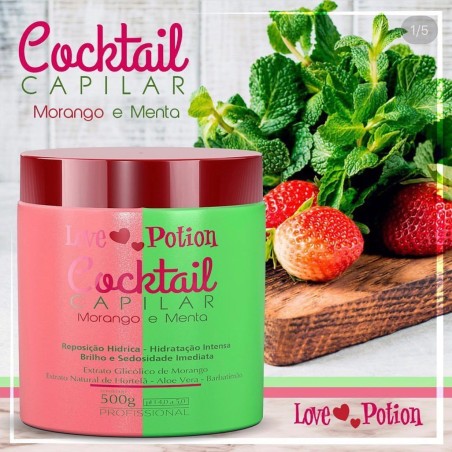 Çilek & Mentol Maske 500ml - Aşk İksiri