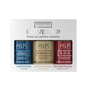 Felps Saç Bakım Kapiler Programı Ampulleri Power Up 3x15ml
