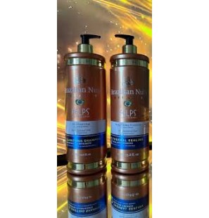 Brasilianska Nötter Keratin Hårmask 2x1000 ml