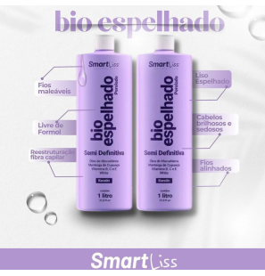 ESCOVA SEMI DEFINITIVA BIO ESPELHADO SMAT LISS 1 LTR