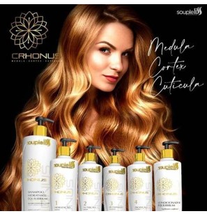 Kit Crhonus 6 passos 300 ml Soupleliss Profesionalus