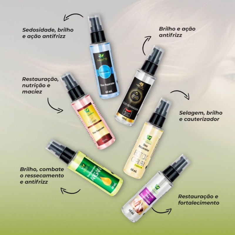 Habito yağ seti 3x60 ml