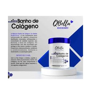Banho de colágeno QBELLA COLLAGEN 1kg