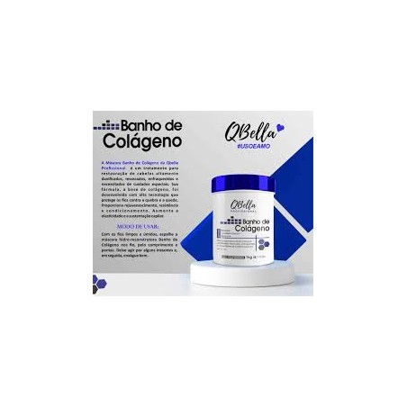 Banho de colágeno QBELLA COLLAGEN 1kg