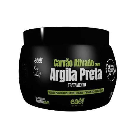 Detox-mask Aktivt Kol 500g - Eaê! Kosmetika
