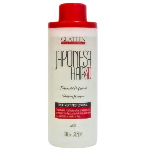 Glatten Japonesa Saç 4D - Kalıcı Düzleştirici Brezilya Fönü