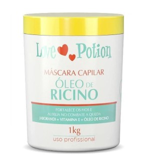 Jaborandi Vitamin E Ricino Castor Oil Capillary Treatment Mask 1Kg - Love Potion