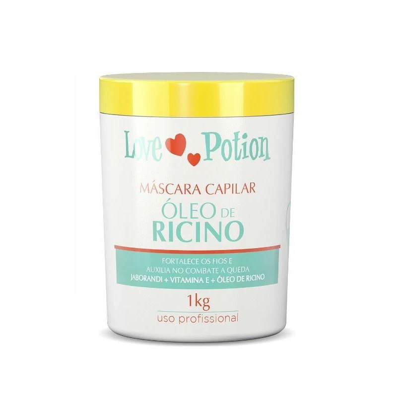 Jaborandi Vitamin E Ricino Castor Oil Capillary Treatment Mask 1Kg - Love Potion