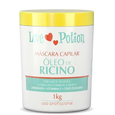Jaborandi Vitamin E Ricino Castor Oil Capillary Treatment Mask 1Kg - Love Potion