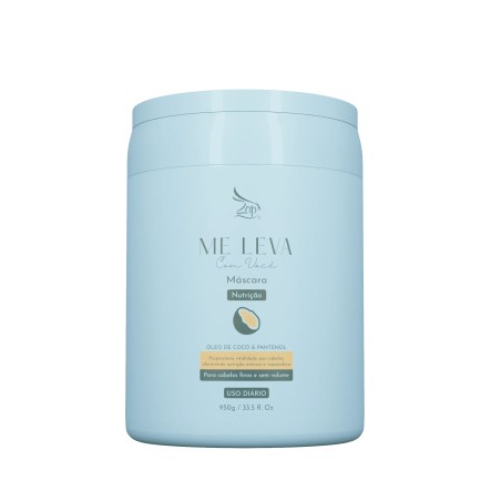 Máscara Me Leva Com Você - Hidratação - Abacate & Manteiga de Karité 950g - Zap Cosméticos