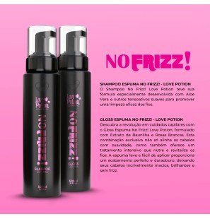 Love Potion No Frizz! Shampoo / Love Potion No Frizz! Foam Gloss / Love Potion No Frizz! Moisturizing MasK