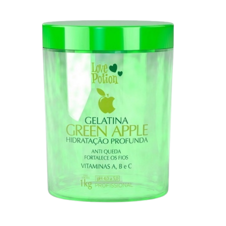 Gelatina Grøn Æble 1L – Kærlighedsdrik