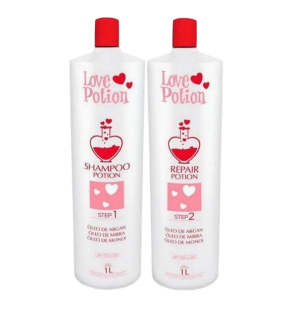 Love Potion repair potion 1L step1, and 1L shampoo