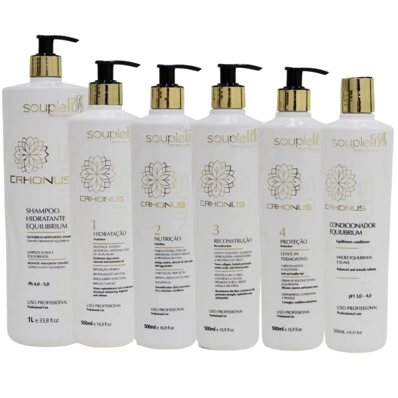 Kit Crhonus 6 trin 300ml Soupleliss Professionel