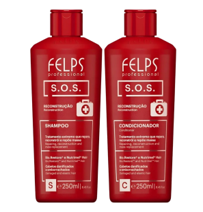 FELPS S.O.S ZESTAW DO REGENERACJI WŁOSÓW DUO DO DOMOWEJ PIELĘGNACJI 2X250ML