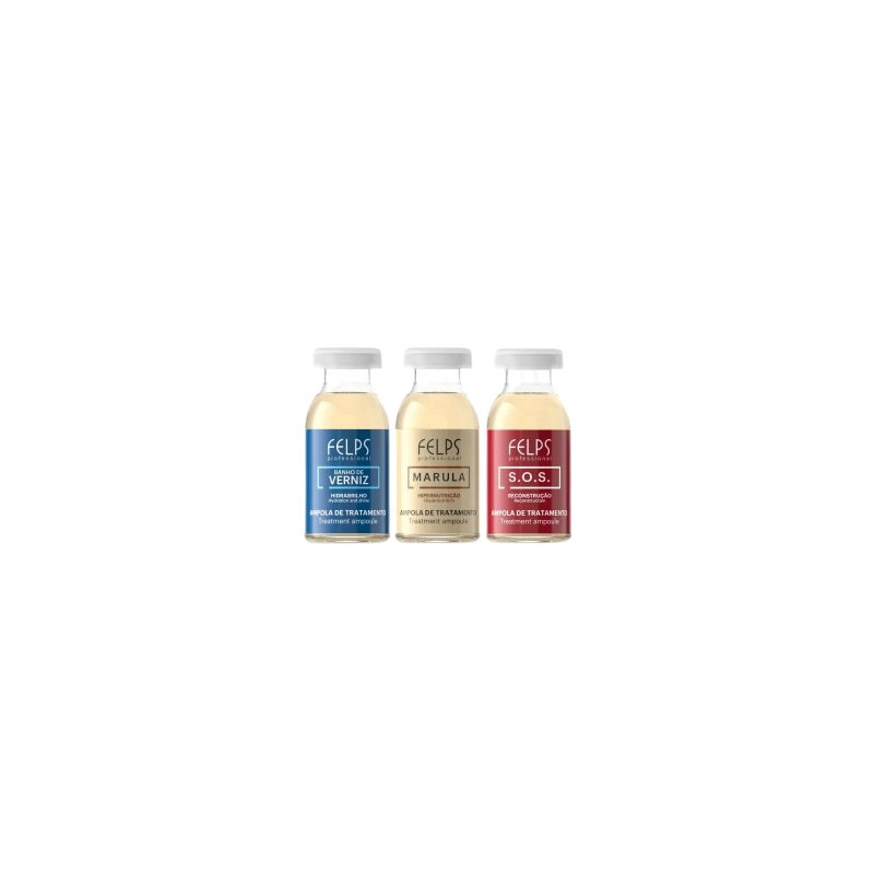 Felps Hair Care Capillary Schedule Ampoules Power Up 3x15ml