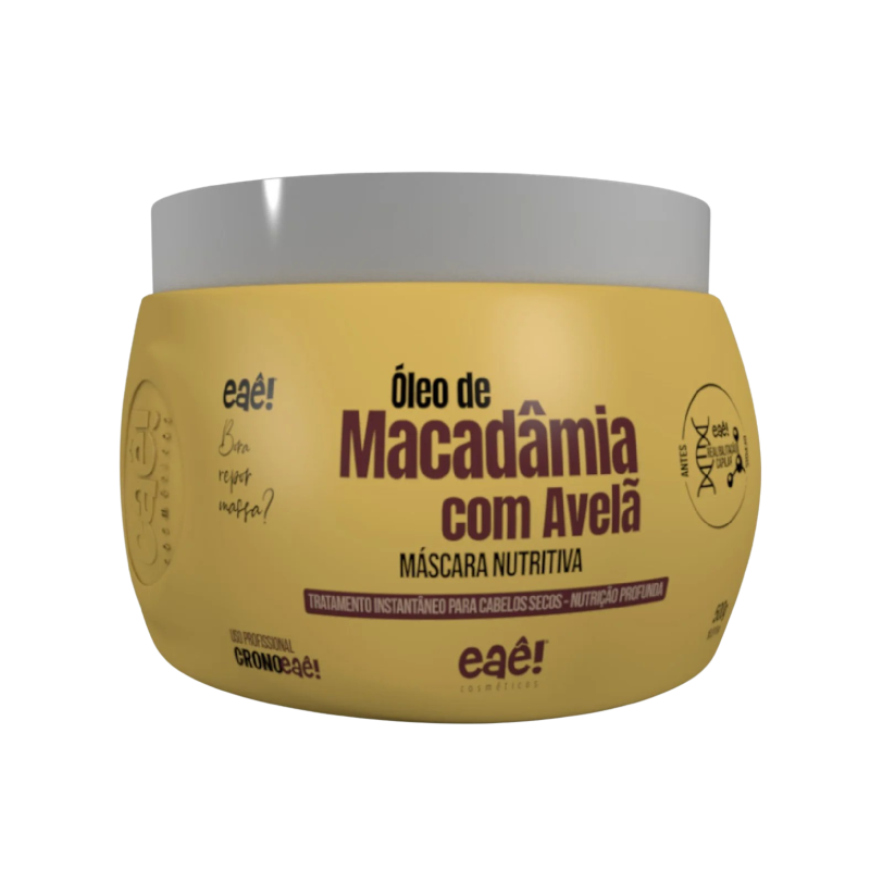 Macadâmia Avec Noisette 500g - Eaê! Cosmétiques