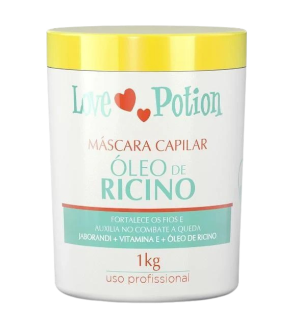 Jaborandi Vitamin E Ricino Castor Oil Capillary Treatment Mask 1Kg - Love Potion