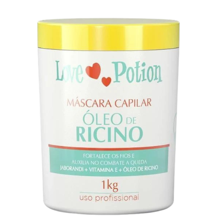 Jaborandi Vitamin E Ricino Castor Oil Capillary Treatment Mask 1Kg - Love Potion