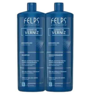 Felps Banho de Verniz Kit Duo Brilho 2x1000mL