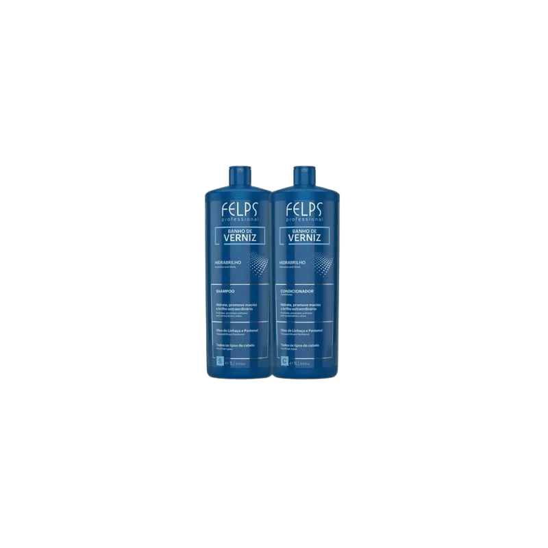 Felps Banho de Verniz Kit Duo Brilho 2x1000mL