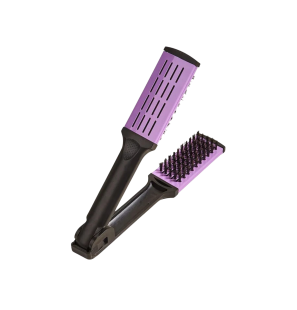Professional hair straightening brush