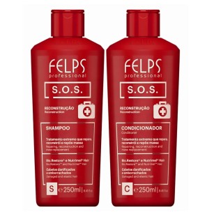 FELPS S.O.S HAARWIEDERHERSTELLUNGS-KIT DUO HEIMPFLEGE 2X250ML