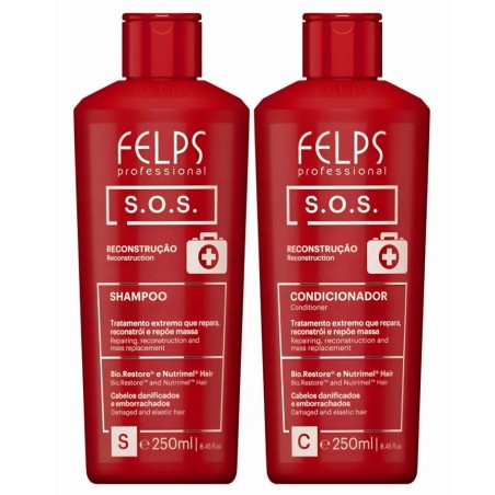 FELPS S.O.S HAARWIEDERHERSTELLUNGS-KIT DUO HEIMPFLEGE 2X250ML
