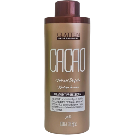 Glatten Cacao - Escova Progressiva Liso Perfeito 1L