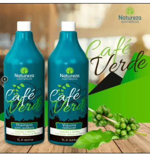 Natureza Café Verde Keratin Kit 2×1L