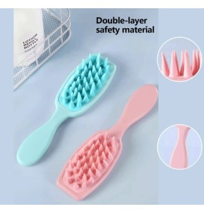 Peigne pour laver le cuir chevelu et les cheveux