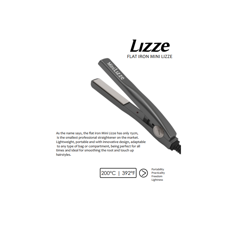 FLACHEISEN MINI LIZZE 200°C | 392°F