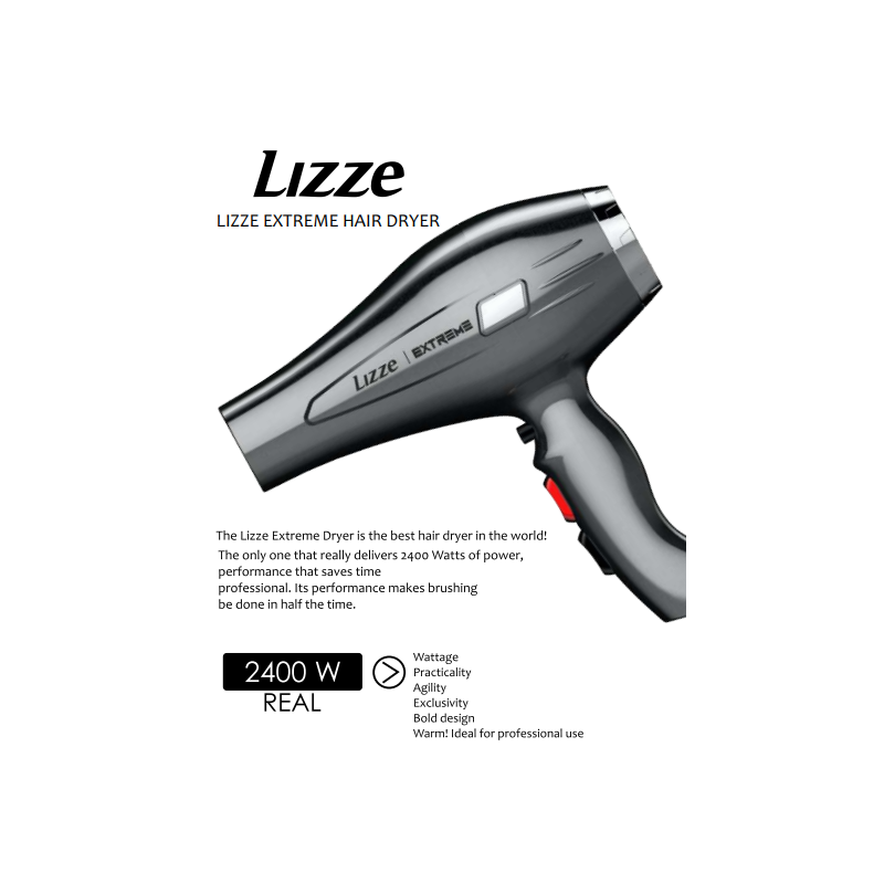 LIZZE EXTREME SAÇ KURUTMA MAKİNESİ 2400 W LIZZE EXTREME SAÇ KURUTMA MAKİNESİ 2400 W