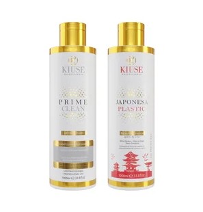 Escova Progressiva Kit Japonesa Plastic 2 x 1 Litro