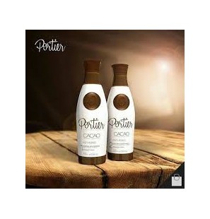 KOMPLEKT PORTIER KERATIN CACAO MASCARA CONDICIONANTE ANTI AGING (Step1, Step 2) 1L