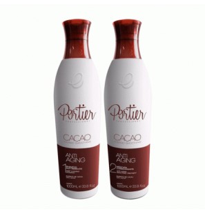 KITTY PORTIER KERATIN CACAO MASCARA CONDICIONANTE ANTI AGING (Step1, Step 2) 1L