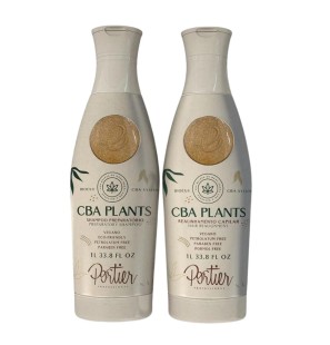 Portier Hair Realignment CBA Plants Shampoo 1000ml/33.81 fl.oz Hair Alignment 1000ml/33.81 fl.oz