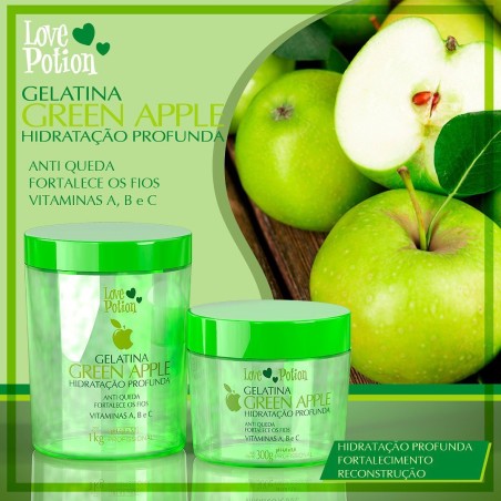 Gelatina Grüner Apfel 1L – Liebestrank