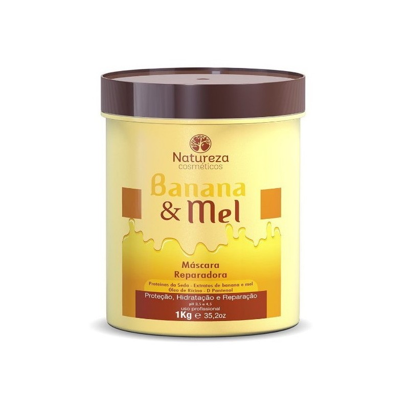 Banana & Mel 1L – Natureza Kozmetik