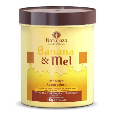Banana & Mel 1L – Natureza Kozmetik