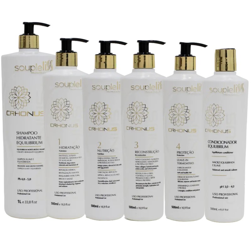 Kit Crhonus 6 adım 300ml Soupleliss Professional