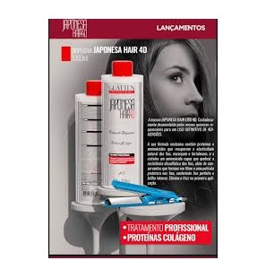 Glatten Japonesa Saç 4D - Kalıcı Düzleştirici Brezilya Fönü