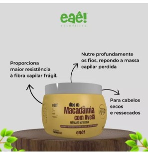 Macadamia mit Haselnuss 500g - Eaê! Kosmetik