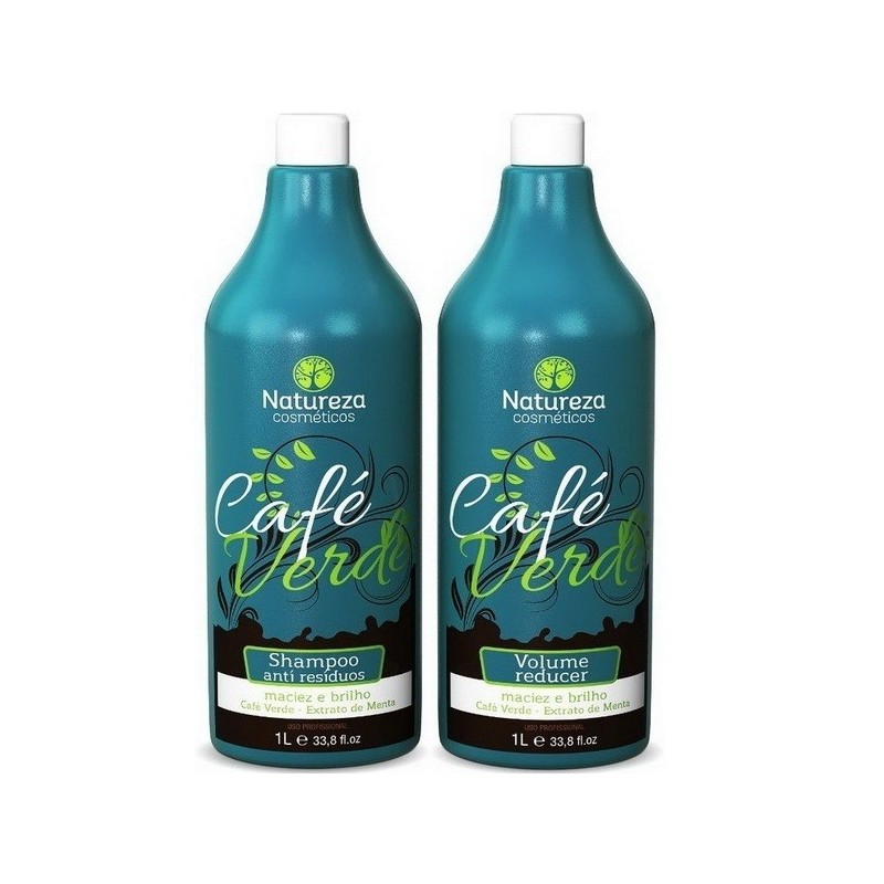 Natureza Café Verde Keratin Kit 2×1L