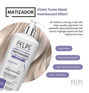 Färg 4K TONNING MASKER VIOLETT 500ml