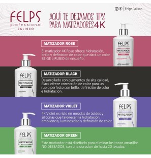 Farbige 4K TÖNUNGSMASKEN VIOLETT 500ml