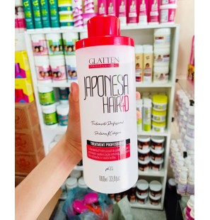 Glatten Japonesa Saç 4D - Kalıcı Düzleştirici Brezilya Fönü